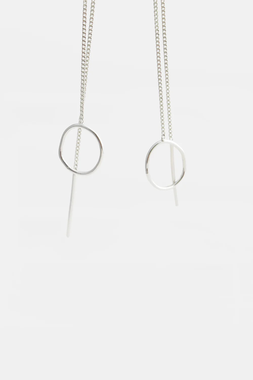 Oorbellen - earthread organic shape