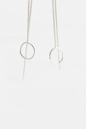 Oorbellen - earthread organic shape