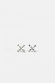 Oorbellen - dotted x