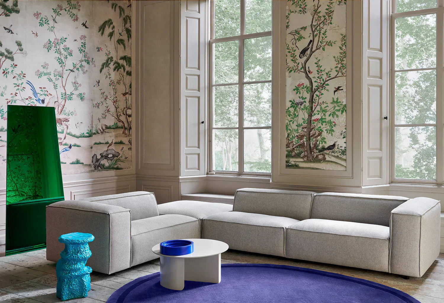 Dunbar loveseat - Cube blossom 166