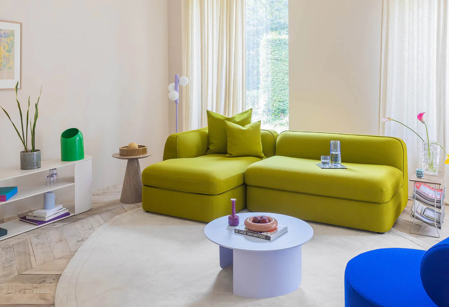 Plateau salontafel sand