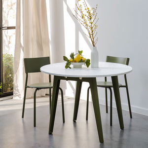 New modern ronde eettafel - Venezia recycled plastic