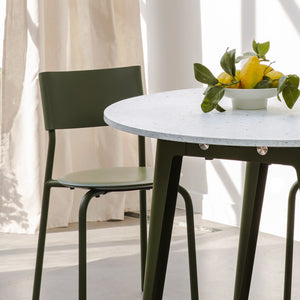 New modern ronde eettafel - Venezia recycled plastic