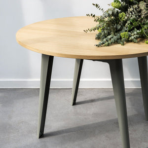 New modern ronde eettafel - eco-certified wood