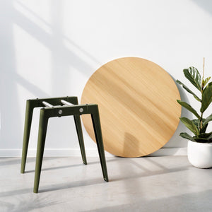 New modern ronde eettafel - eco-certified wood