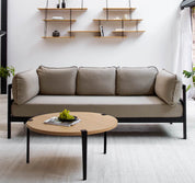 ronde salontafel - eikenhout