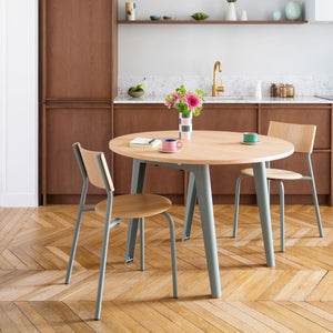 New modern ronde eettafel - eco-certified wood