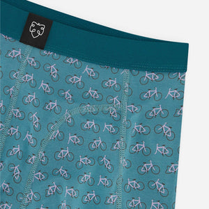 Bikes blue - boxer briefs