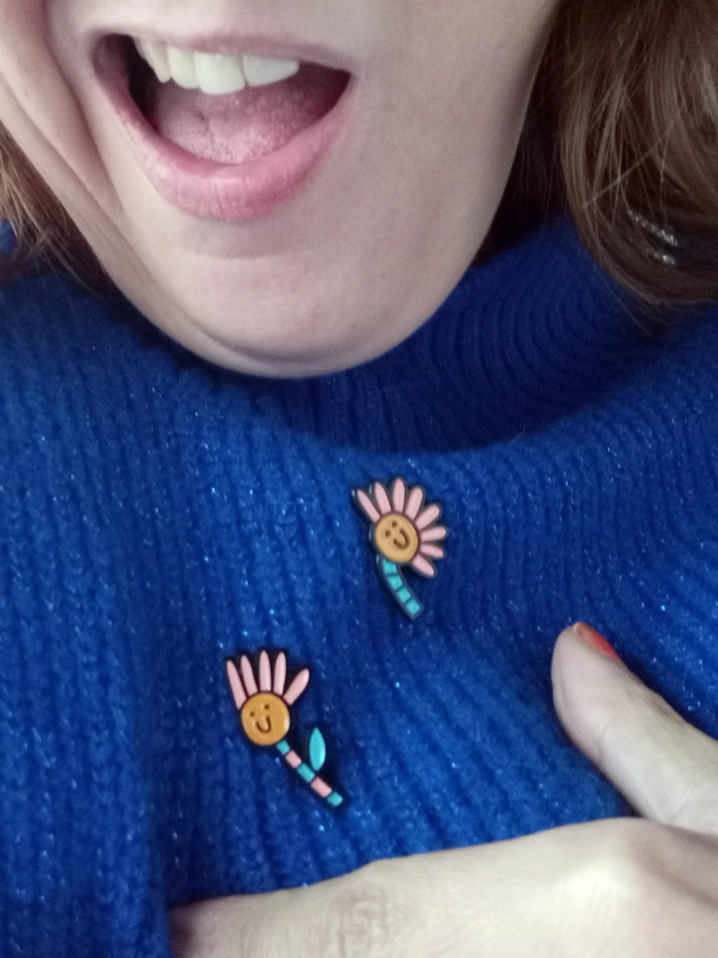 Zot bloemeke - pin