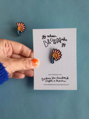 Zot bloemeke - pin