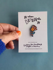 Ander zot bloemeke - pin