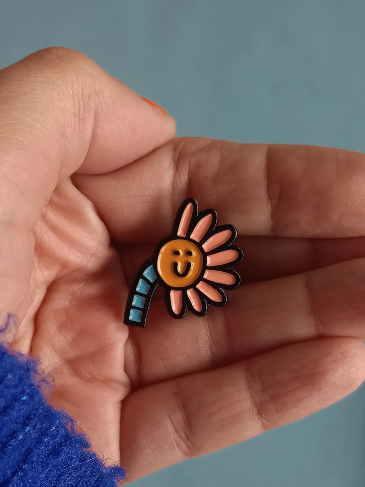 Zot bloemeke - pin