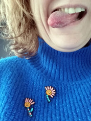 Ander zot bloemeke - pin
