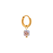 Oorbel - flower power hoop