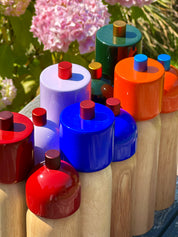 peper- en zoutmolen - oranje & blauw