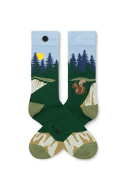 blue squirrel socks