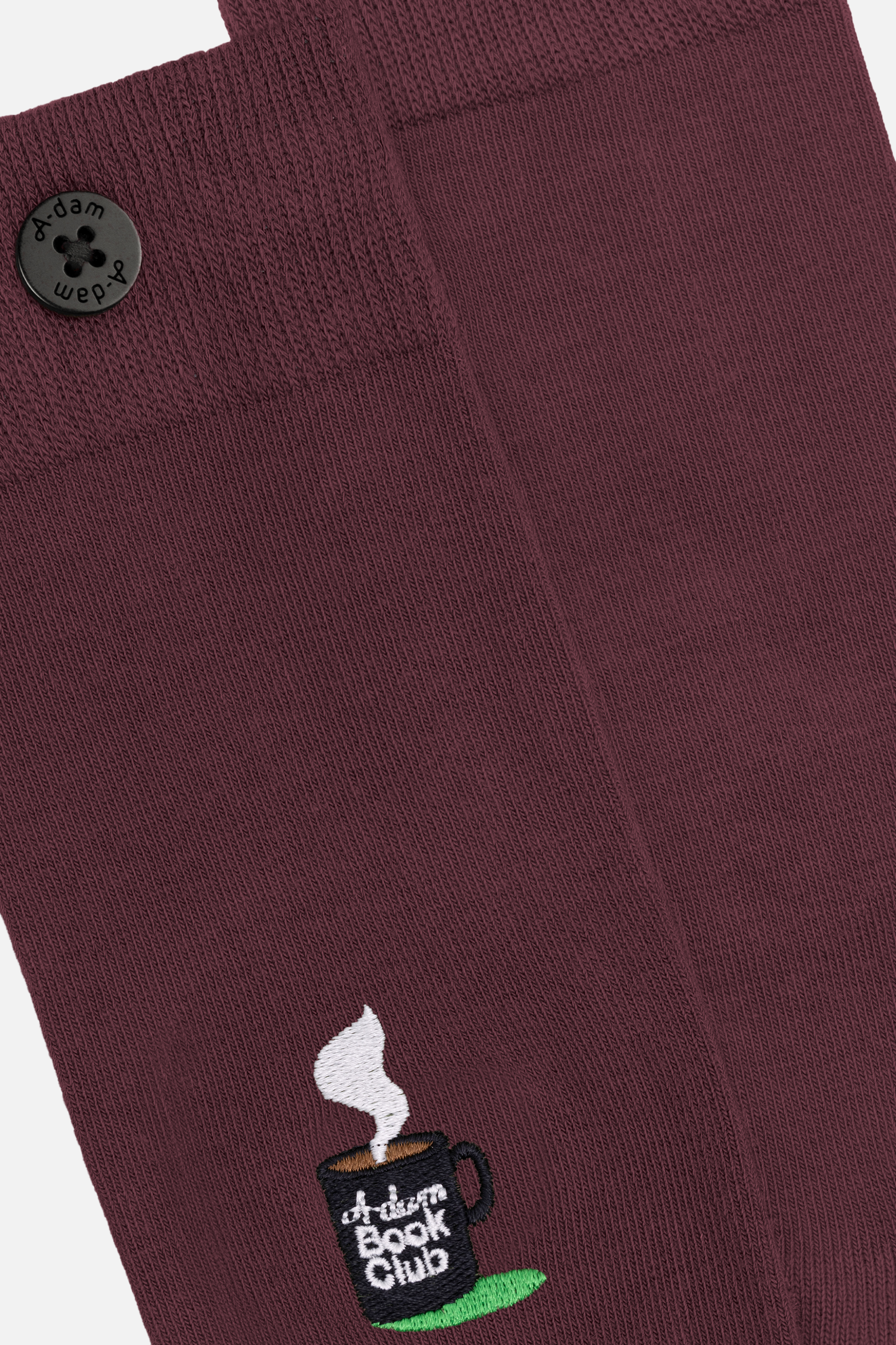 coffee burgundy socks