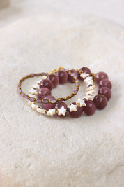 Lilac glow - armband