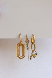 oval stripe hoop