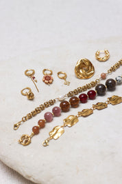 Solid gloss hoop - oorbel