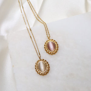 Ketting - Cat eye goud