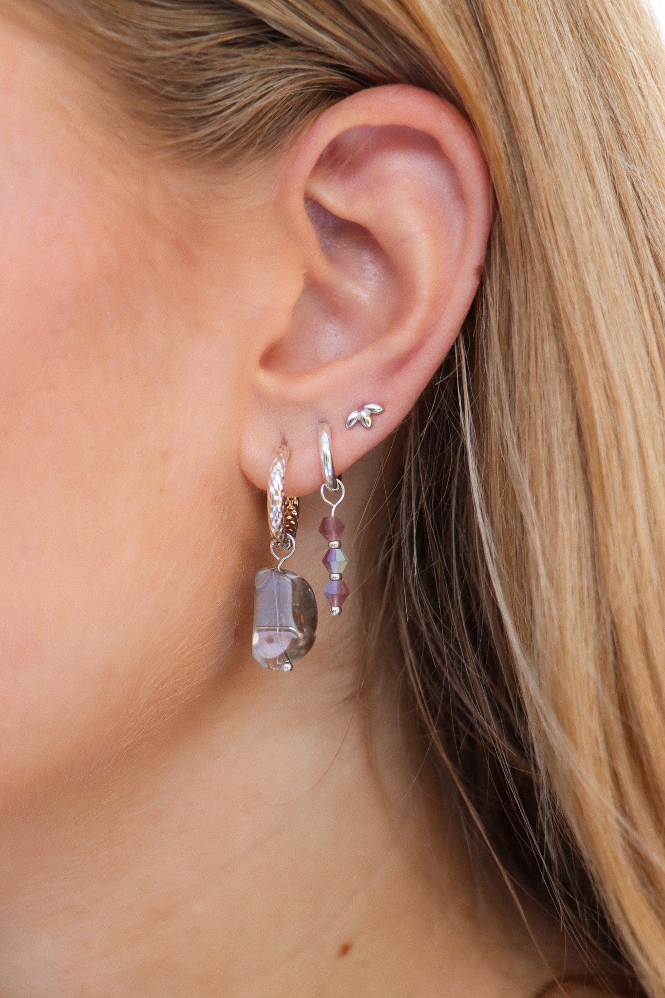 half leaf - oorbellen