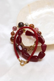 Burgundy - armband