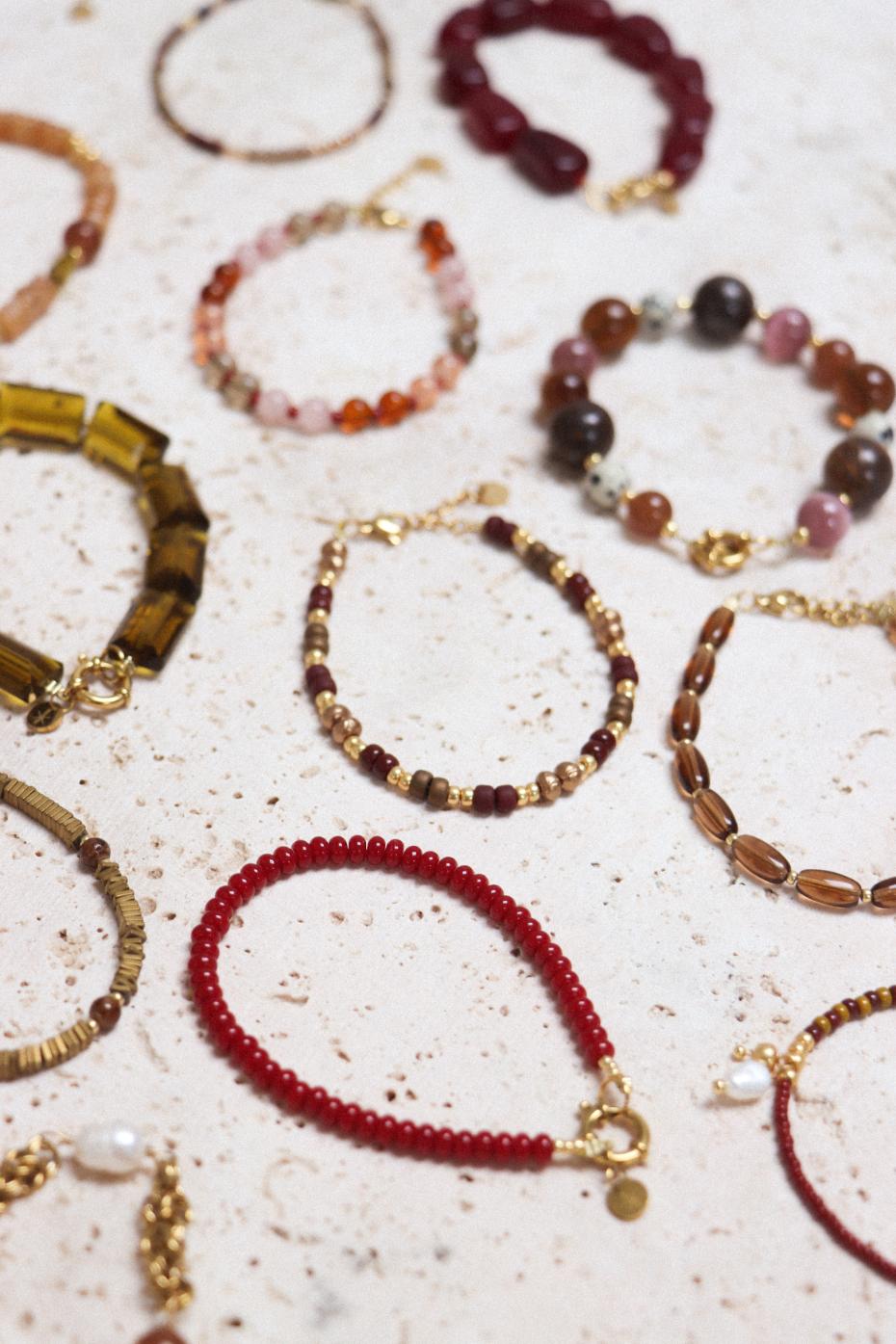 burgundy small - armband