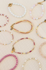 pink snake - armband