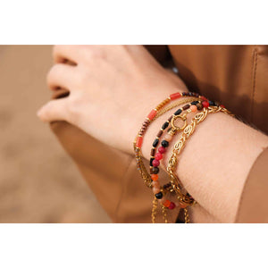 Armband - Watch me small gold