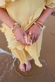 pink snake - armband