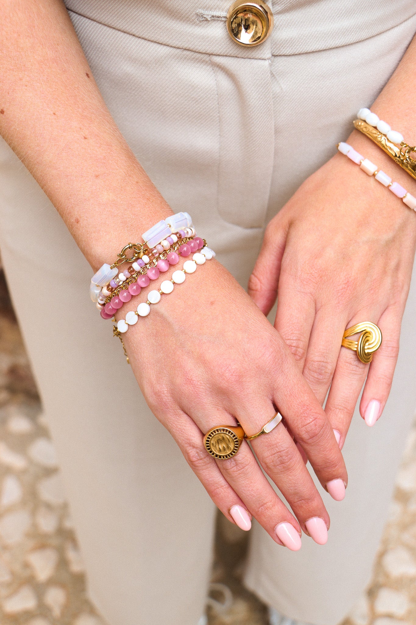 rosé all day - armband