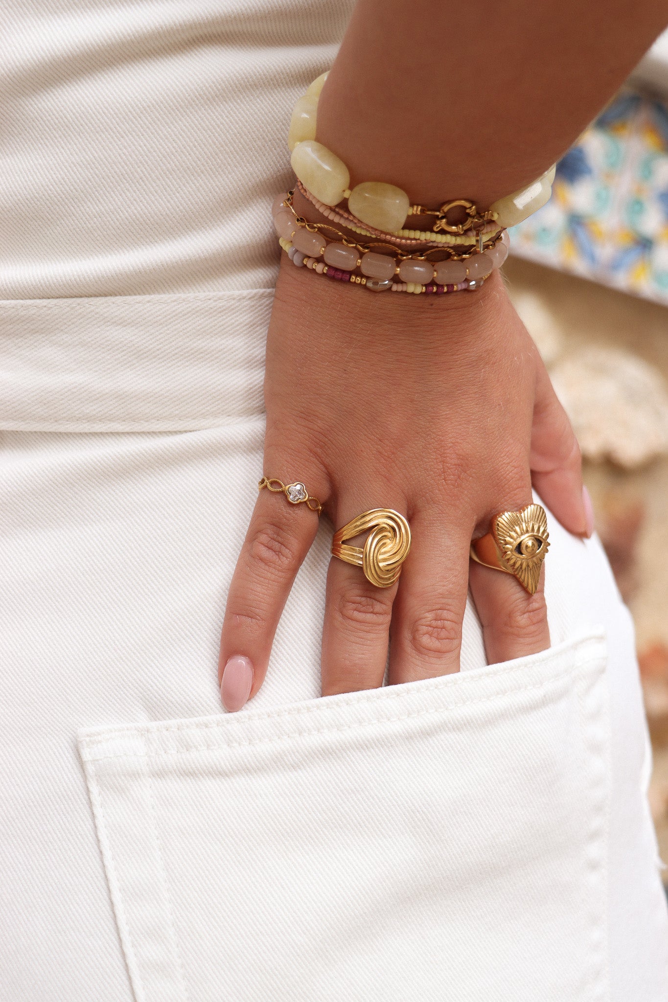 natural beads - armband