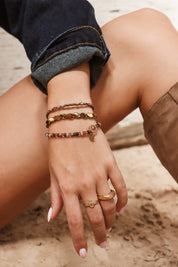 Grey glow - armband