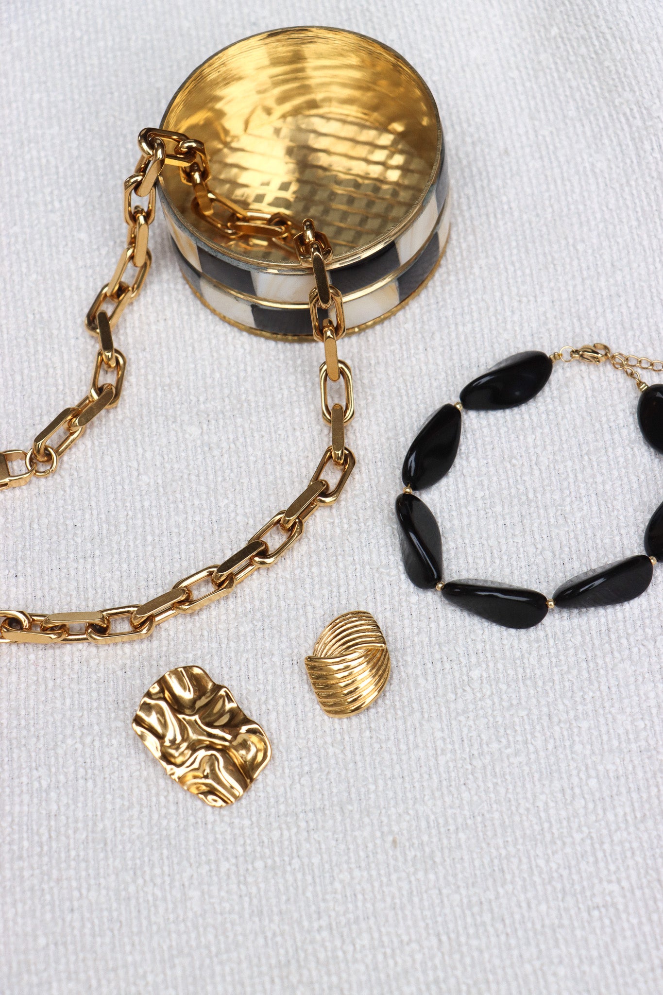 black stones - armband