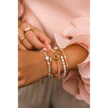 Afbeelding in Gallery-weergave laden, Armband - coral terra gold
