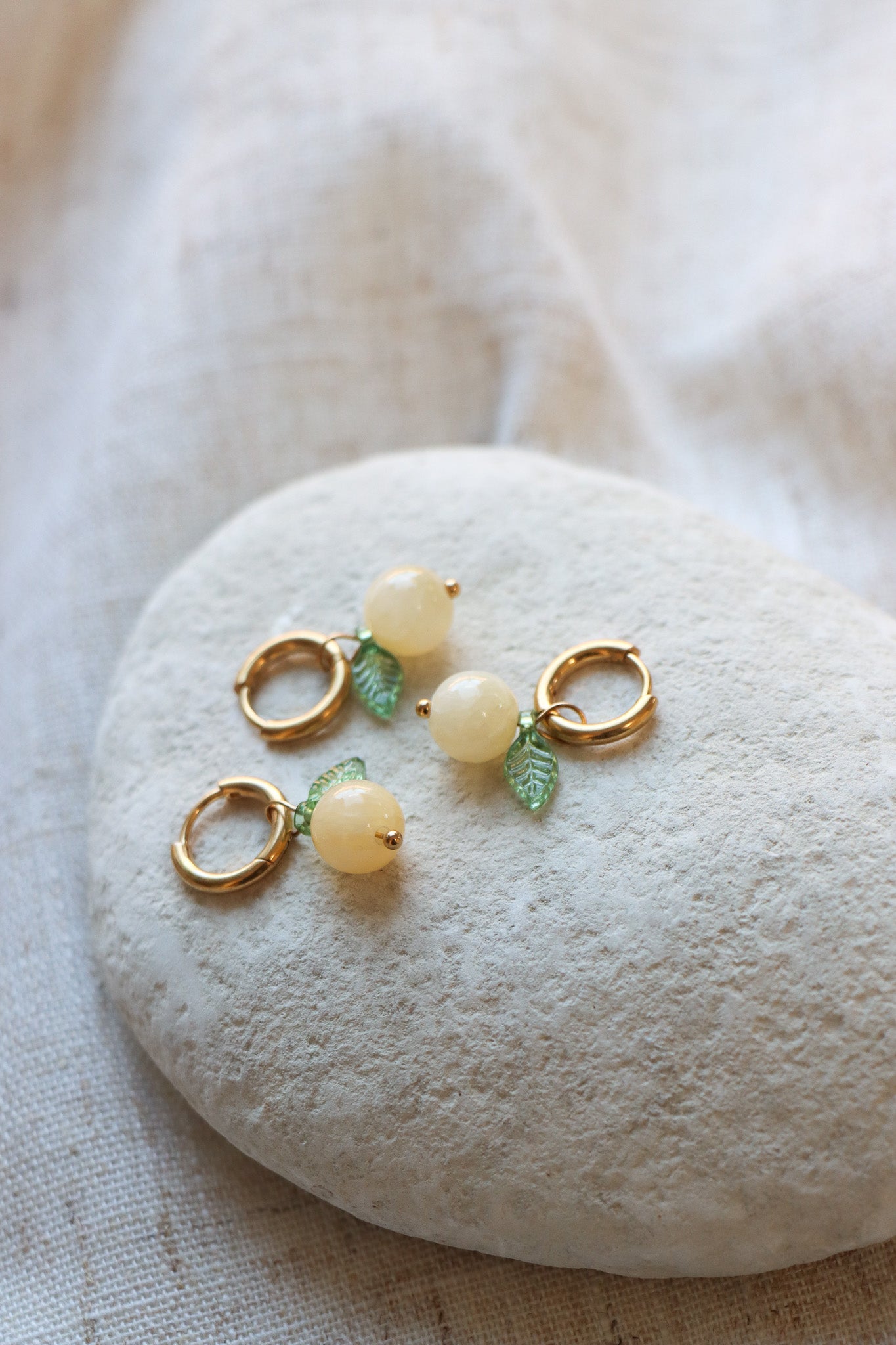 Oorbel - Lemon Spritz hoop