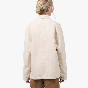 Organic Workwear Jacket - Ivory white