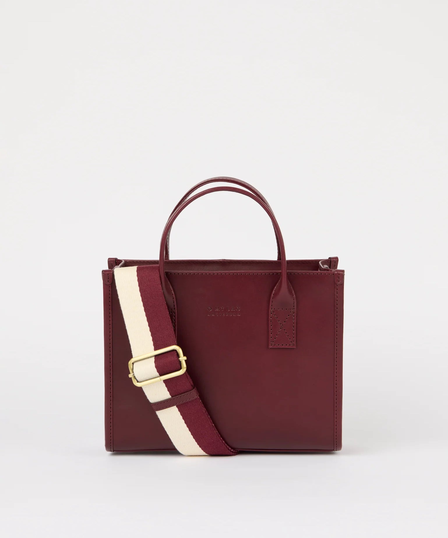Jackie-Midi-Dark-Cherry-Classic-Leather-Webbing-Strap-1.webp