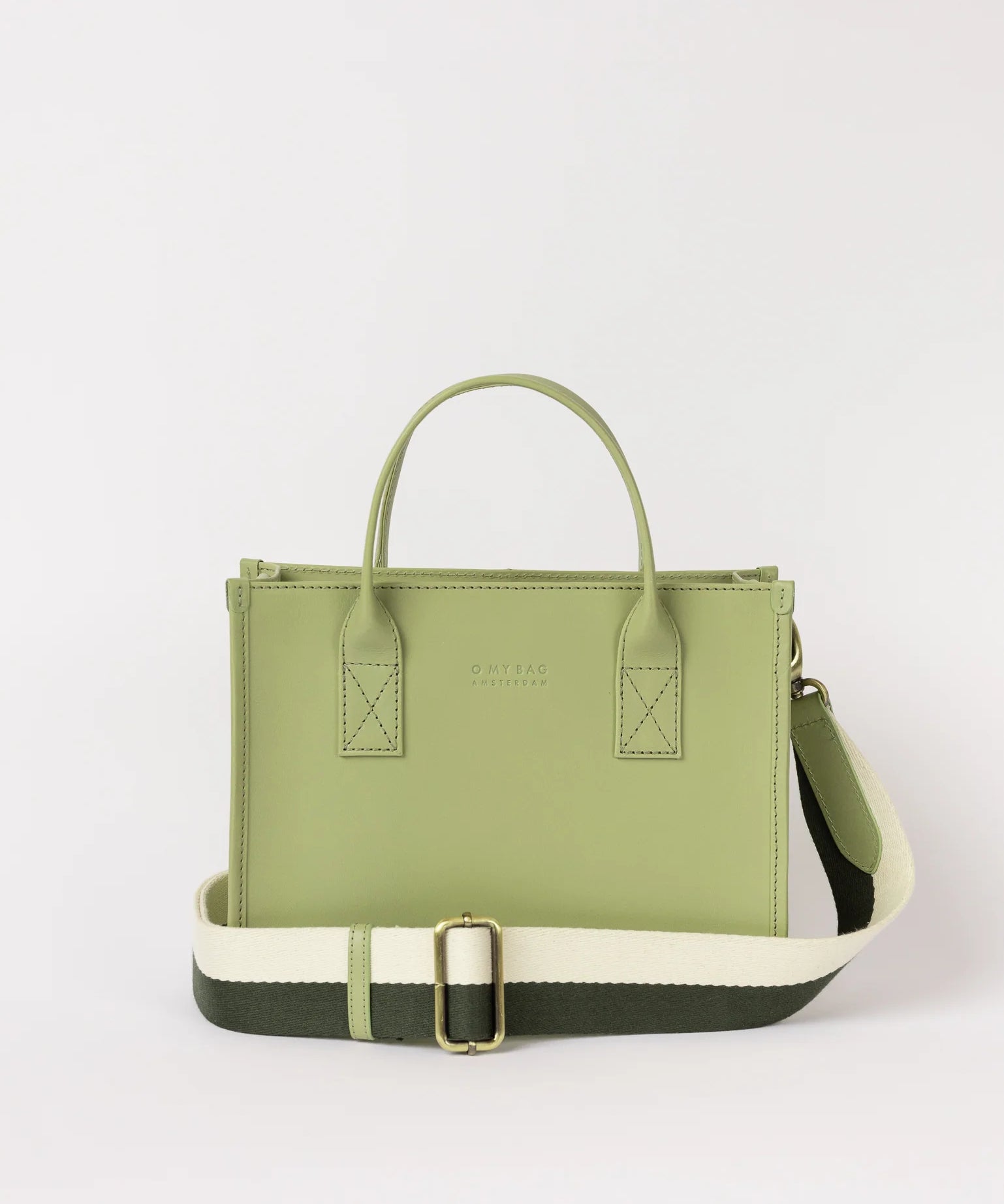 Jackie-Midi-Tea-Green-Classic-Leather-Striped-Webbing-Strap-1.webp