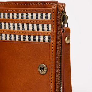 Jamie Wallet - Cognac Classic Leather