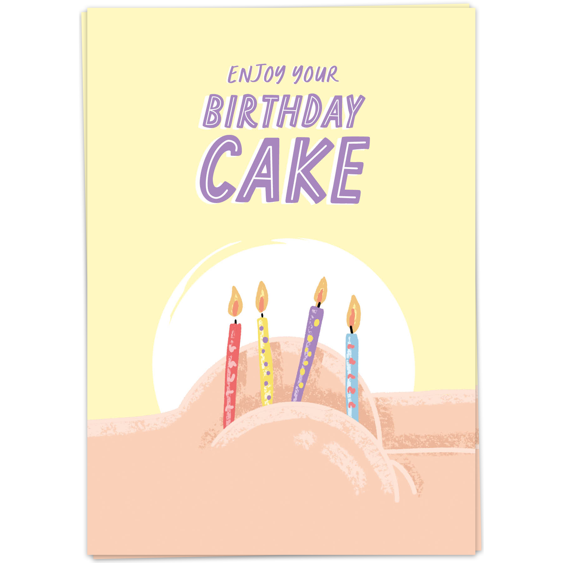 Kaart - Butt cake