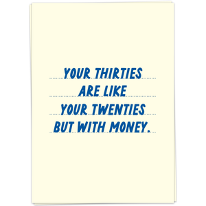 Kaart - Twenties with money