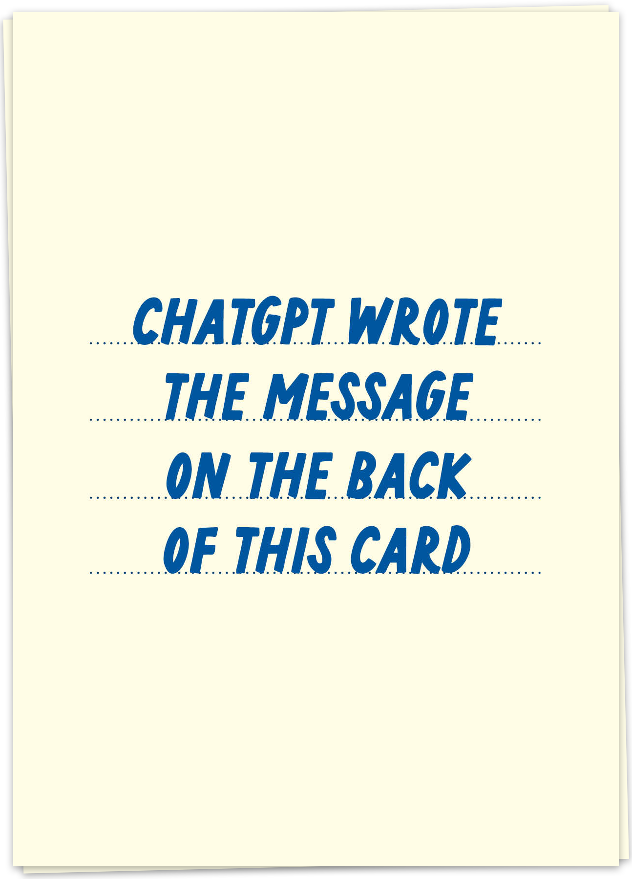 Kaart - chatgpt message