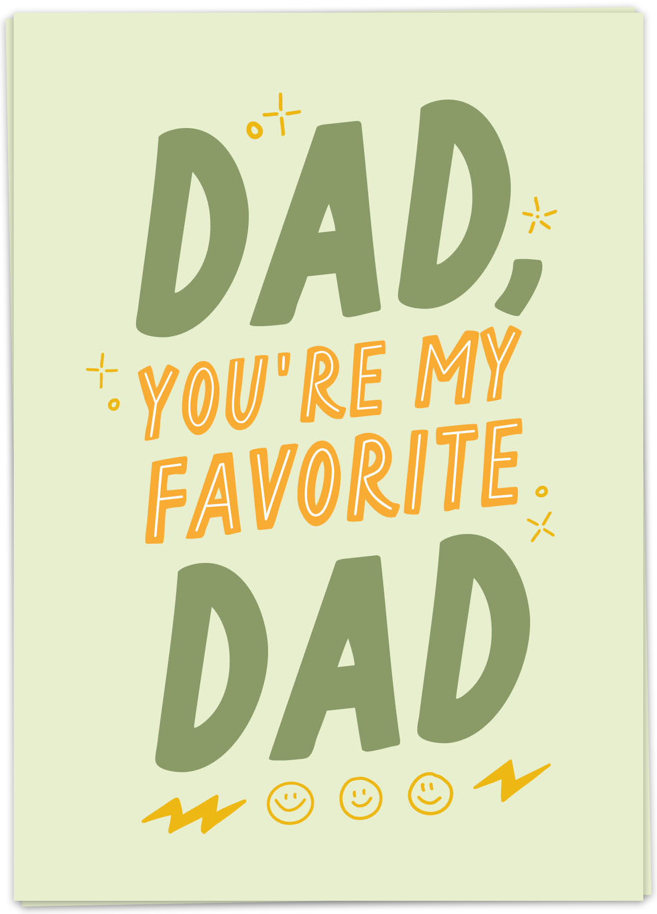 Kaart - Favorite dad