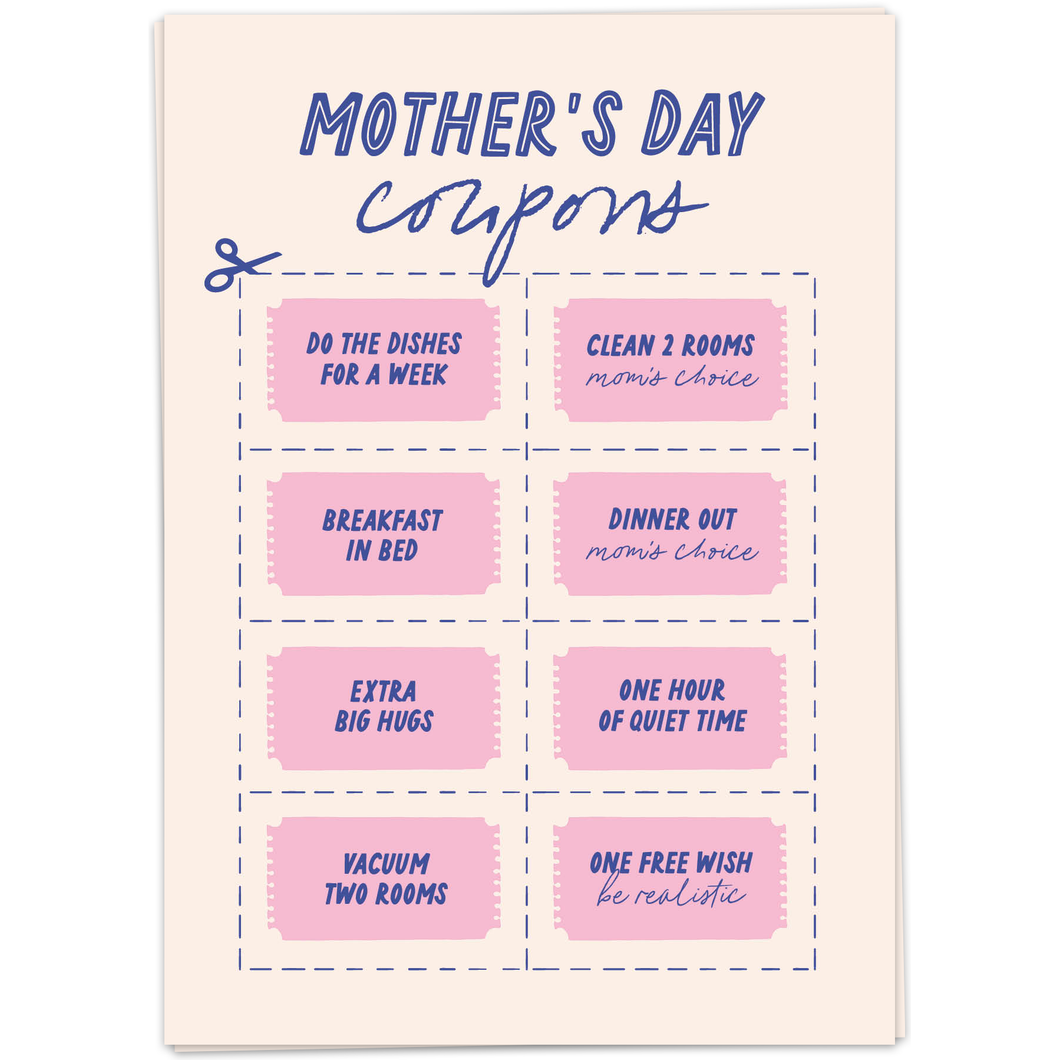 Kaart - Mother's day coupons