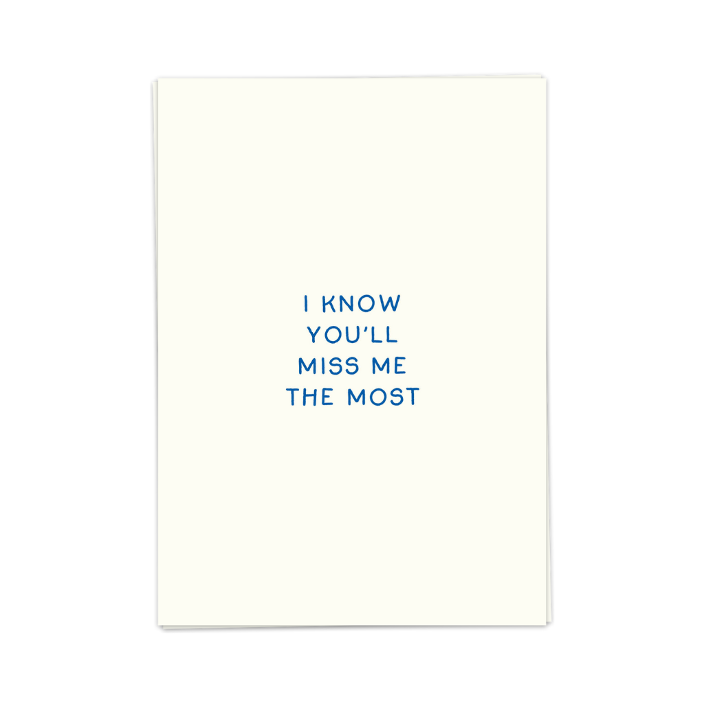 Kaart - miss me the most