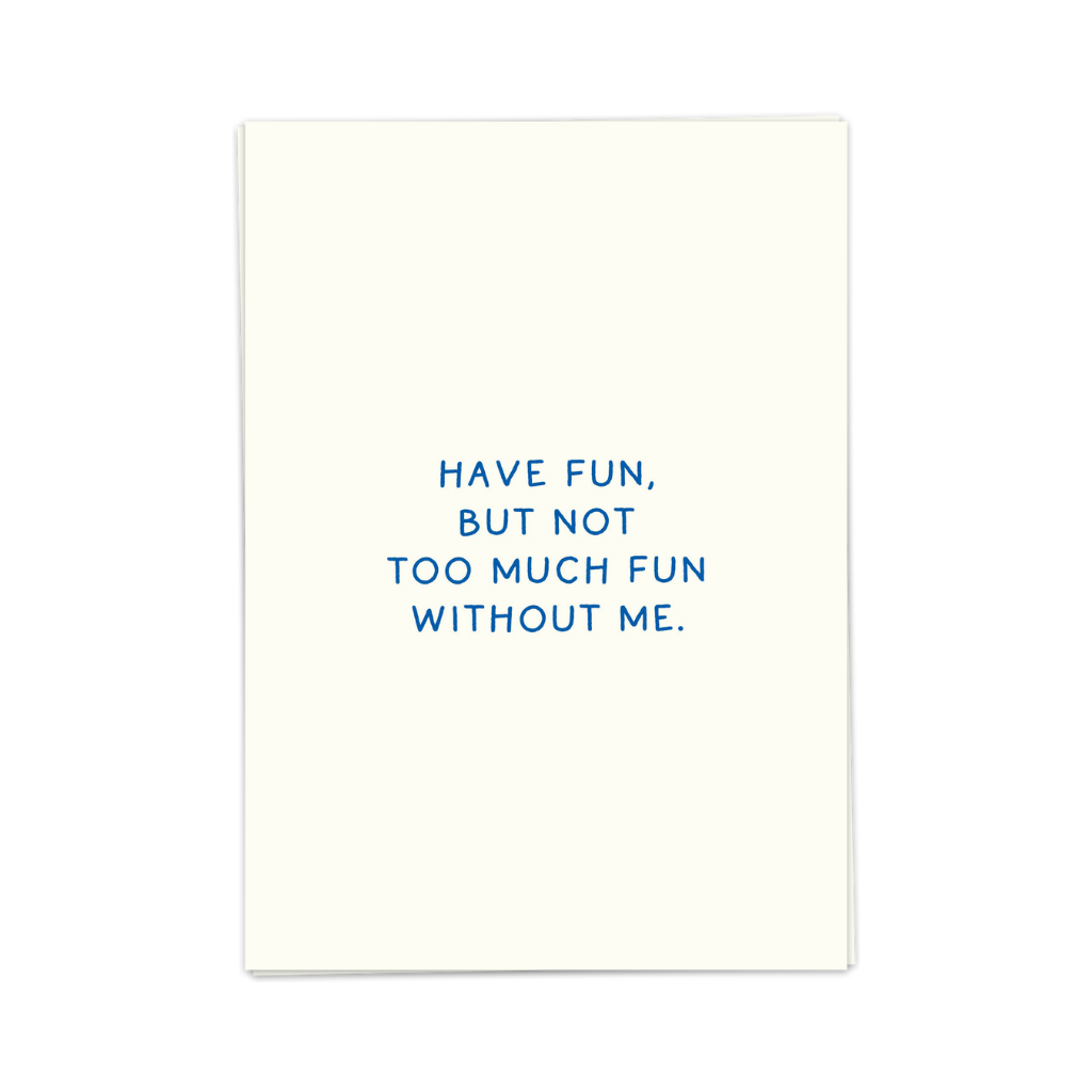 Kaart - not too much fun