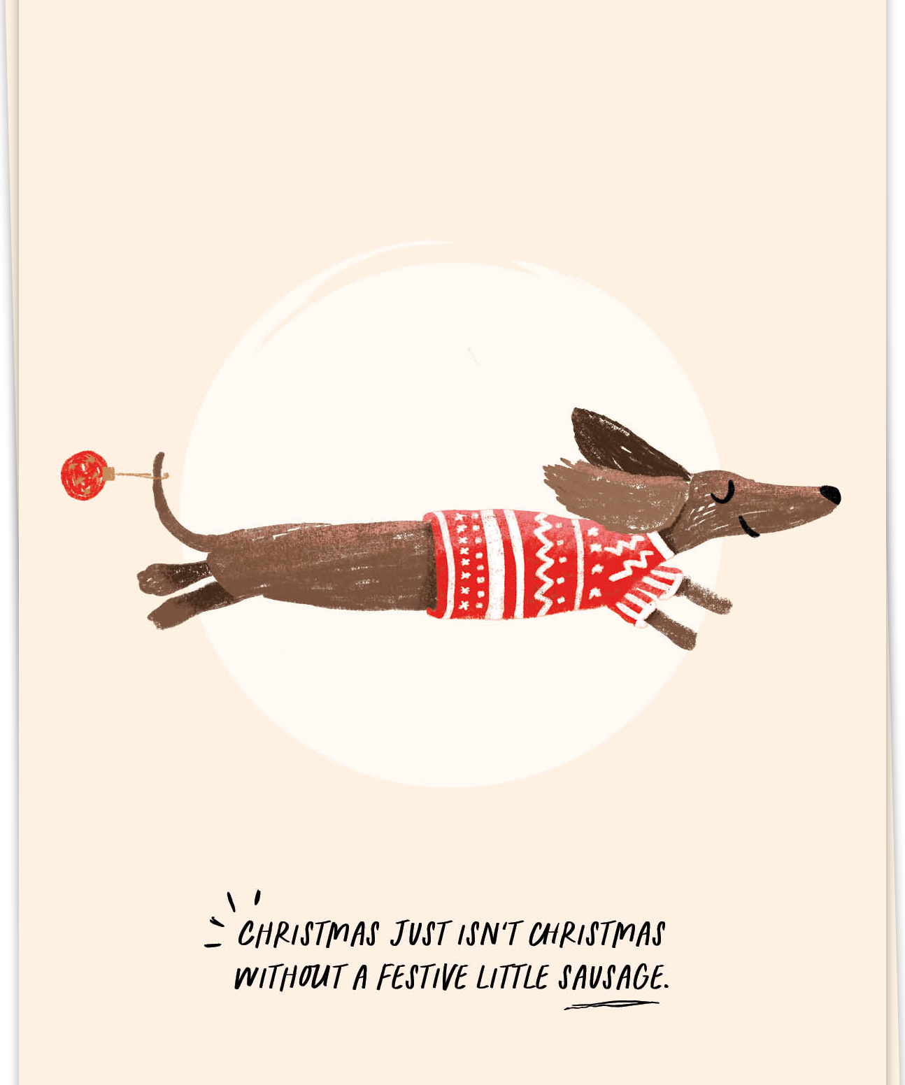 KB-XM2421-kaart-blanche-wenskaart-festive-sausage-single.png