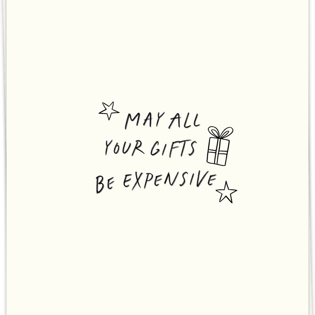 Kaart - Expensive gifts